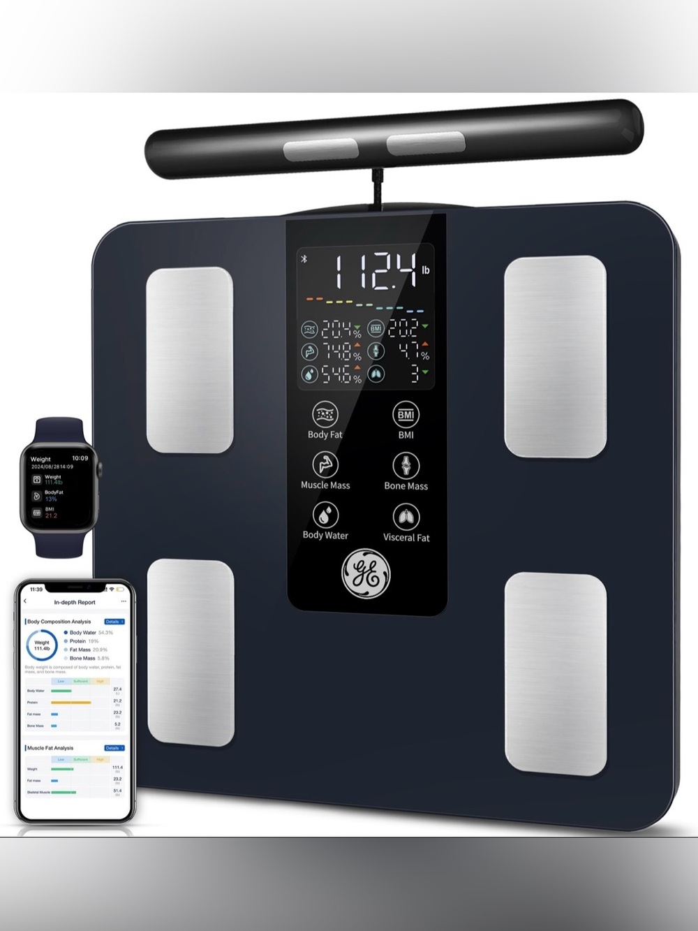 GE Smart Scale for Body Weight : 8-Electrode Body Pod monitor, great GLP tool